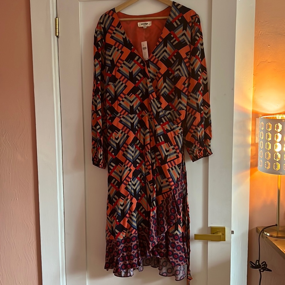 Anthropologie Brand Porridge Plus Size Wrap Dress